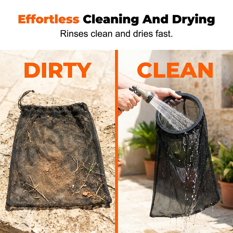 Outdoor Cooler Mesh Trash Bag Attachment