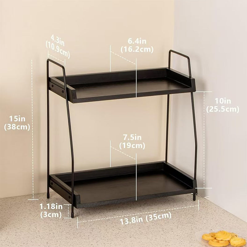 🌿 Save 50%! 🏠 2-Tier Countertop Shelf – Sturdy, space-saving & organizer-ready ✨