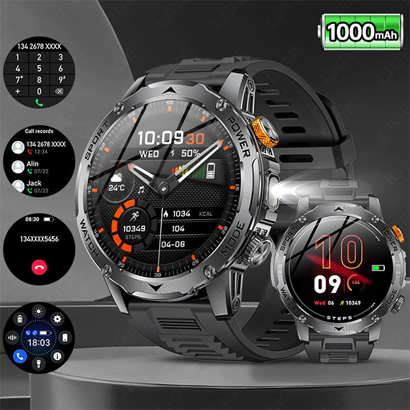 ⌚ 50% OFF NOW! 🔦 Smart Sports Watch – 1000mAh Battery, 1.7" HD, 100+ Sports Modes & LED Flashlight – For Active Lifestyles 💪