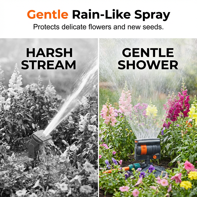 🏆 Last Day Special 50% OFF🔥Wide-Coverage Automatic Rotating Garden Sprinkler