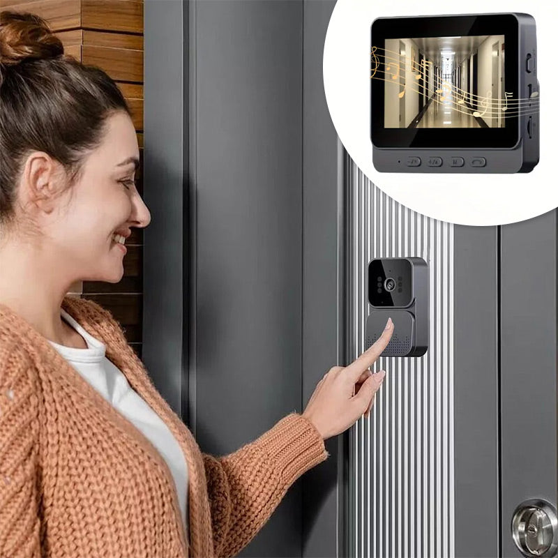 📹🔔 Wireless Video Doorbell with Monitor & Camera – 50% OFF! See & speak to visitors from anywhere – no wiring, no hassle. 🛡️🏠