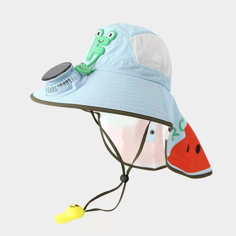 🧢 50% OFF NOW! ☀️ Sun Protection Flap Hat with Built-in Cooling Fan – Solar-powered & breathable – Keeps you cool outdoors – perfect for gardening, hiking or sports 🌬️✨