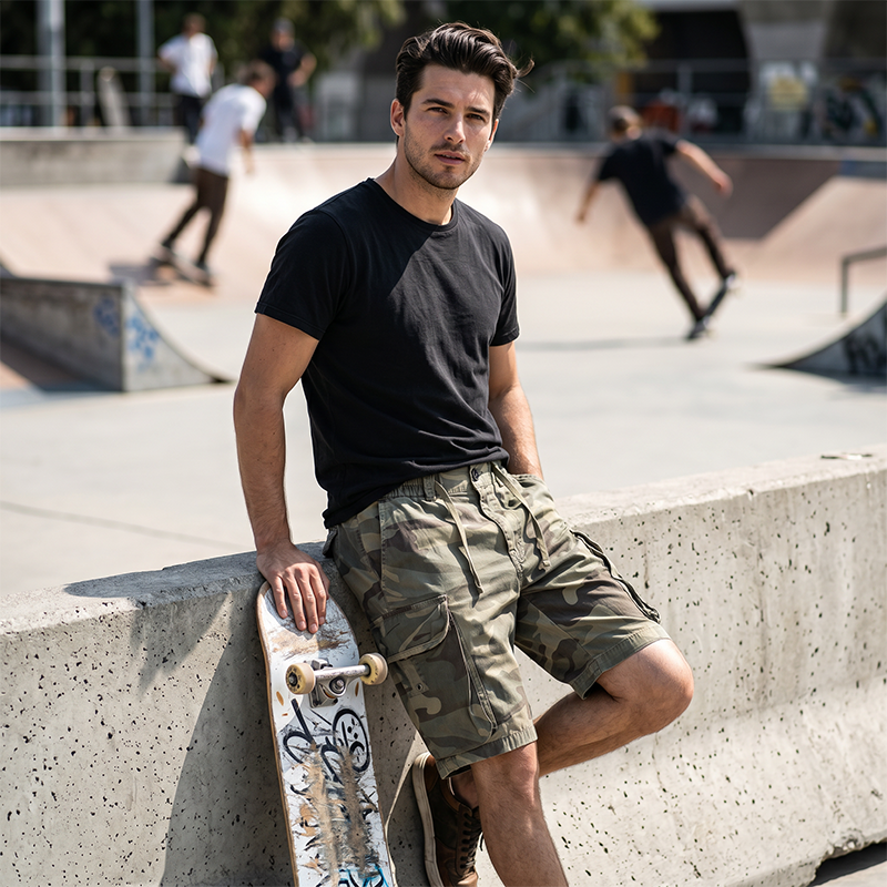 🎁2026 New Arrivals 50% OFF💥Men's Casual Relaxed Fit Cargo Shorts – Multi-Pockets, Breathable, Rugged 🌲