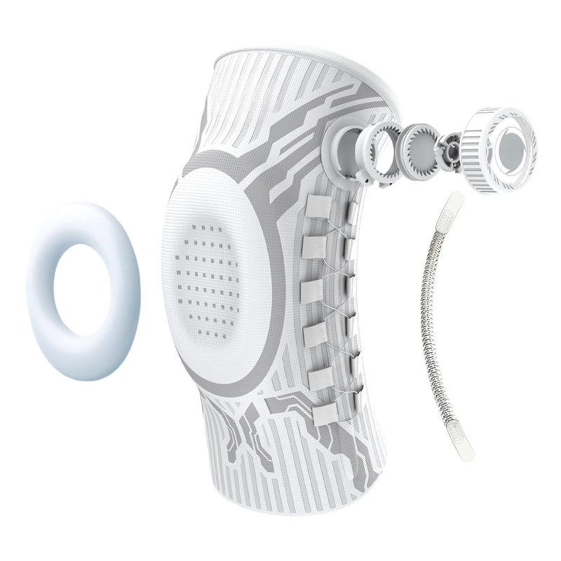 🦵 Adjustable Compression Knee Brace with Twist Knob — Custom Fit Support for Sports & Recovery