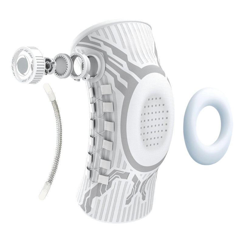 🦵 Adjustable Compression Knee Brace with Twist Knob — Custom Fit Support for Sports & Recovery