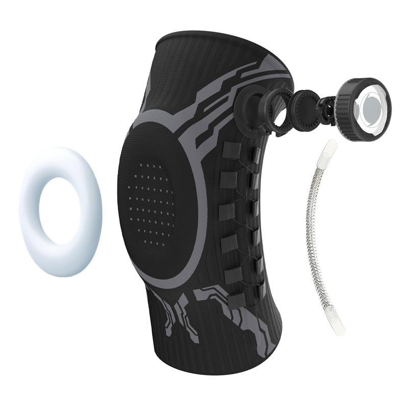 🦵 Adjustable Compression Knee Brace with Twist Knob — Custom Fit Support for Sports & Recovery