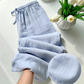 🏆LAST DAY SALE 50% OFF🎉🌸Women’s Elastic Waist Cotton Loungewear Pants