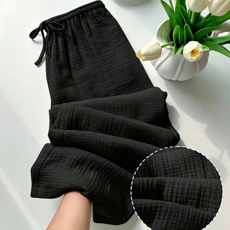 🏆LAST DAY SALE 50% OFF🎉🌸Women’s Elastic Waist Cotton Loungewear Pants
