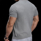 👕 LIMITED-TIME 50% OFF! ✨ Breathable V-Neck Knit Tee – Textured Finish, Athletic Fit, Gym to Street 🏋️