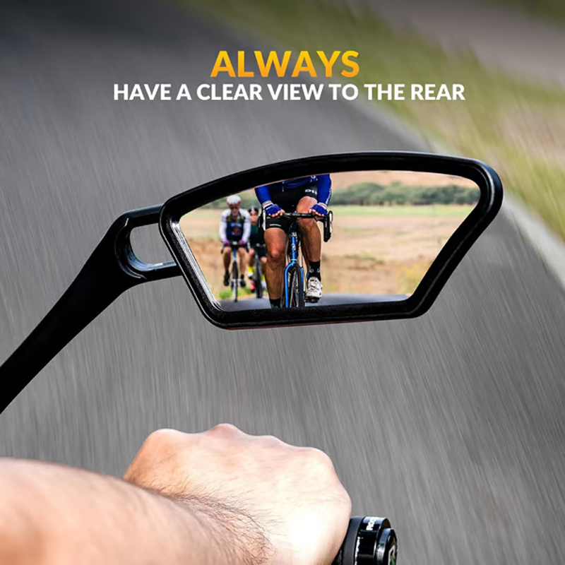 🚲 LIMITED-TIME 50% OFF! ✨ 360° Rotatable Bicycle Rearview Mirror – Shock-Absorbing Arm, Weather-Resistant, Universal Mount 🛡️