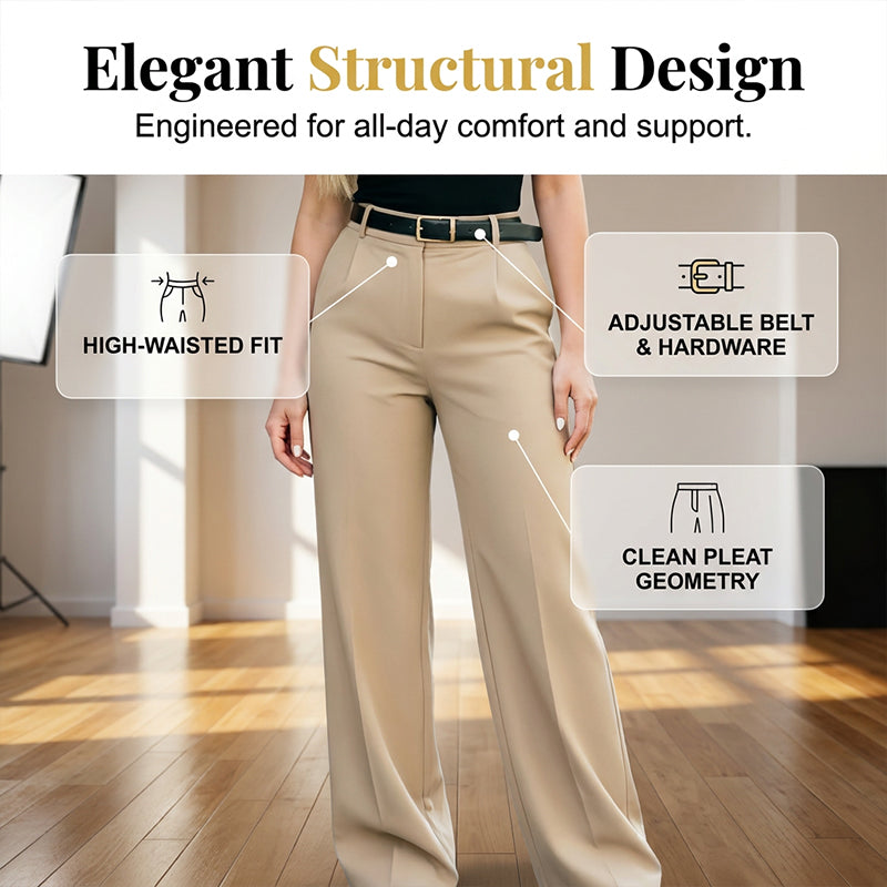 📢📢50% OFF !! ⏰Draped Wide-Leg Trousers