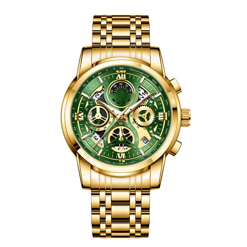 ⌚  Men's Classic Quartz Watch – Durable Band, Timeless Style 🖤