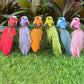 12PCS Artificial Feathered Birds with Clips
