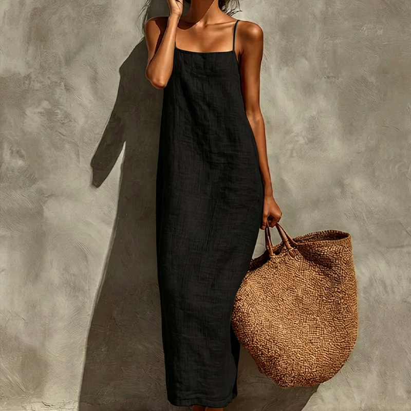 🎁50% OFF💥Women's Casual Solid Color Slip Dress