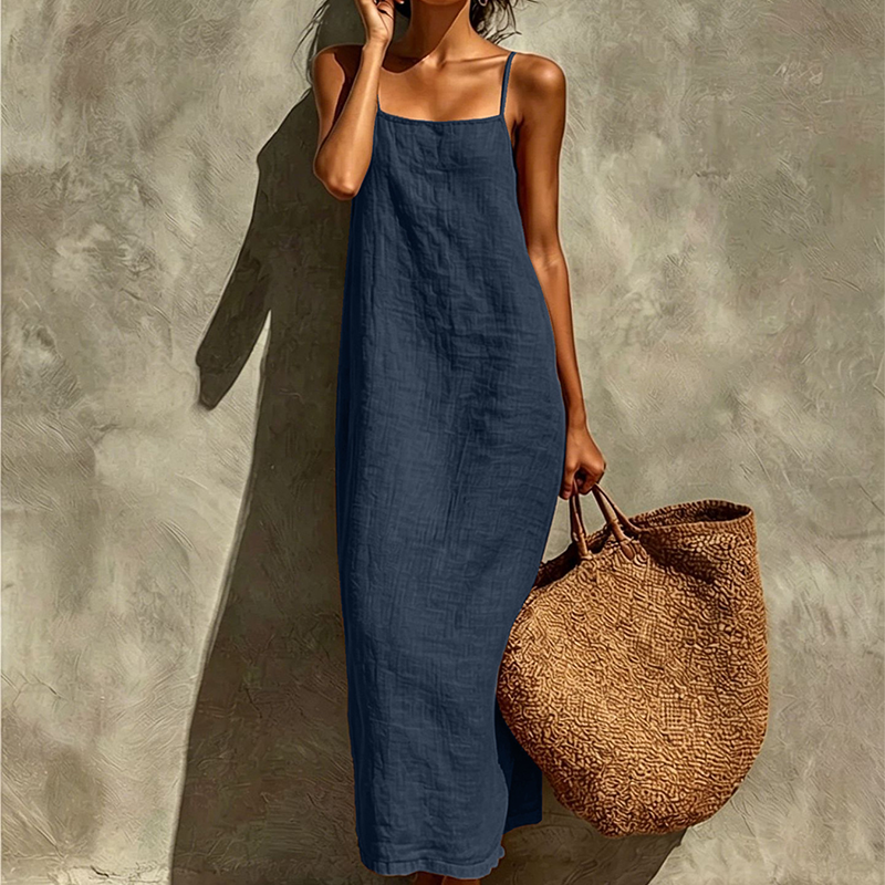 🎁50% OFF💥Women's Casual Solid Color Slip Dress