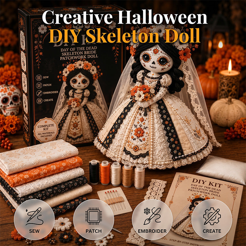 💀 SPOOKY SKELETON CRAFT KIT — Halloween DIY Activity | All Materials Included 🎃