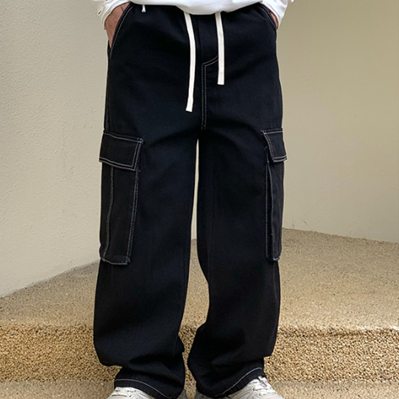 📢📢40% OFF !! ⏰Utility Wide-Leg Cargo Jeans
