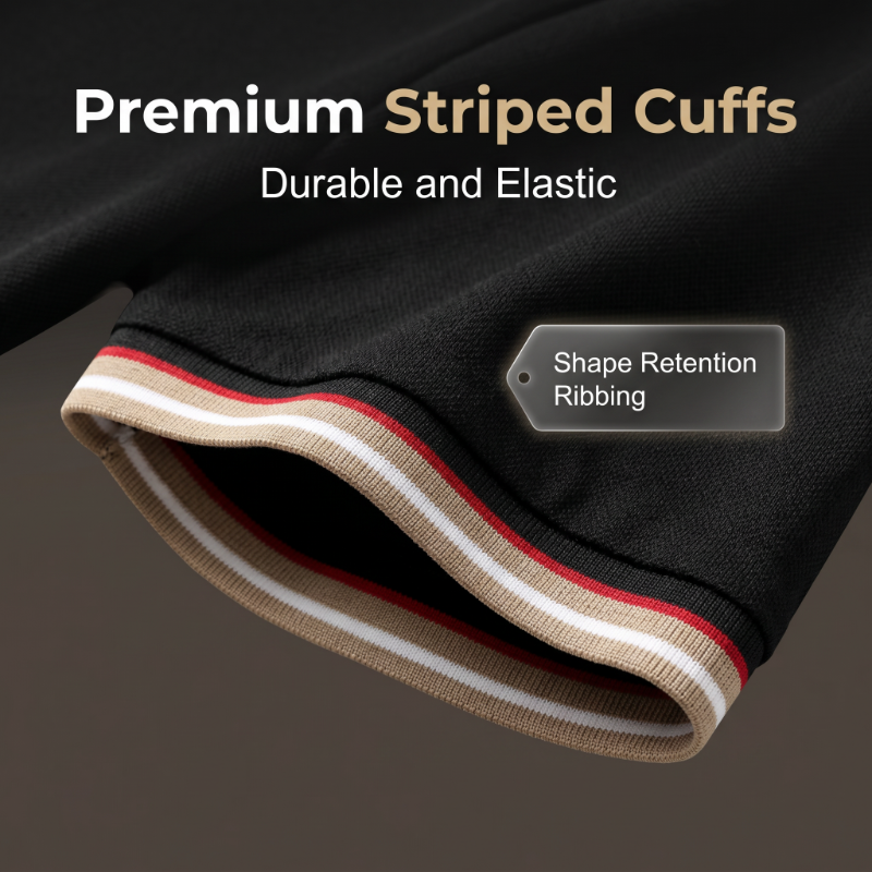 🎁2026 New Arrivals 50% OFF💥Men Fashion Contrast Lapel Quick Drying Short Sleeve T-Shirt