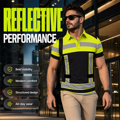 🎁2026 New Arrivals 50% OFF💥Men's High Visibility Reflective Short Sleeve Shirt