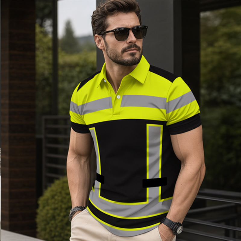 🎁2026 New Arrivals 50% OFF💥Men's High Visibility Reflective Short Sleeve Shirt