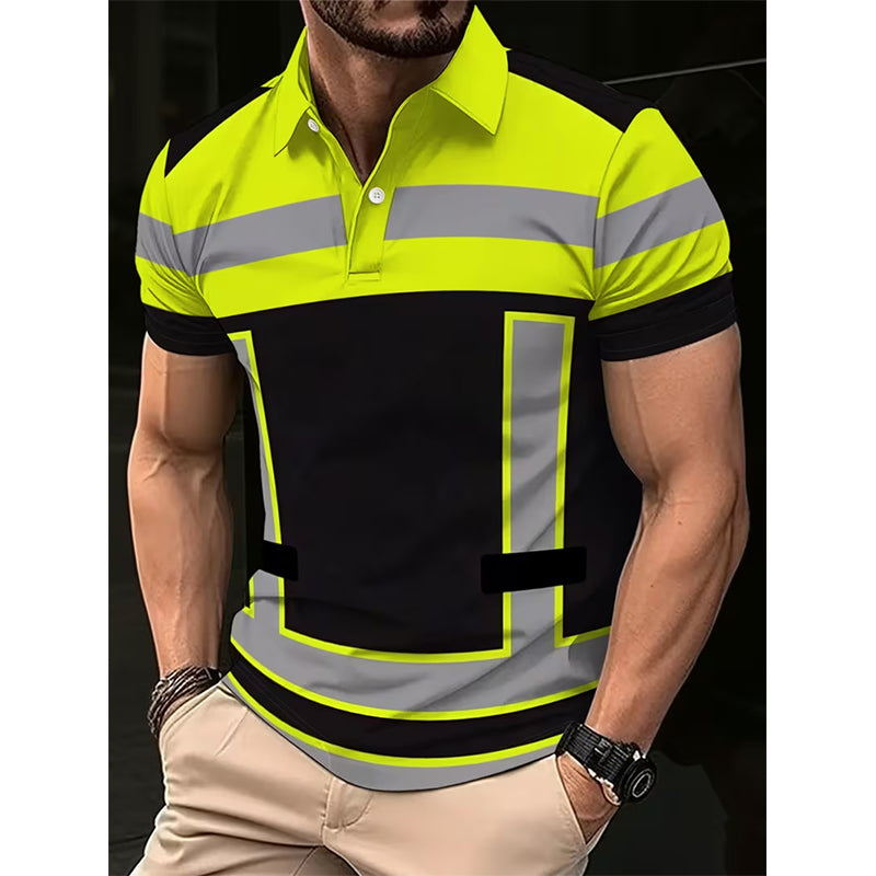 🎁2026 New Arrivals 50% OFF💥Men's High Visibility Reflective Short Sleeve Shirt