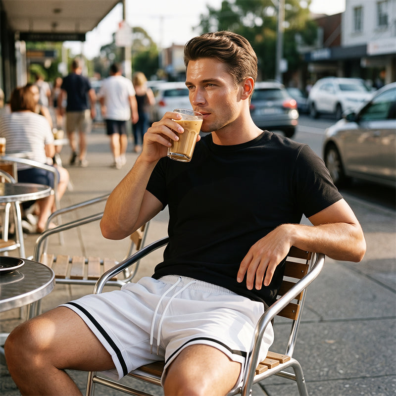 🎁2026 New Arrivals 50% OFF💥Men's Quick-Dry Athletic Drawstring Shorts – Lightweight & breathable – Perfect for gym, running or summer days – comfortable and practical 🌿💪✨