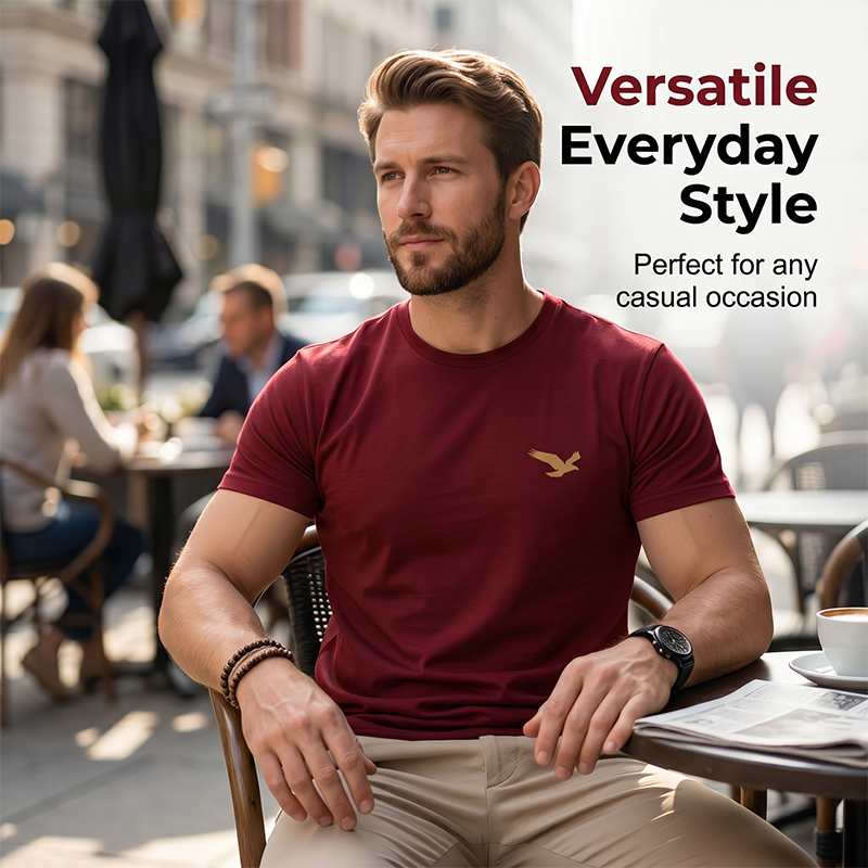📢📢50% OFF !! ⏰Men's Classic Slim Fit Crew Neck T-Shirt