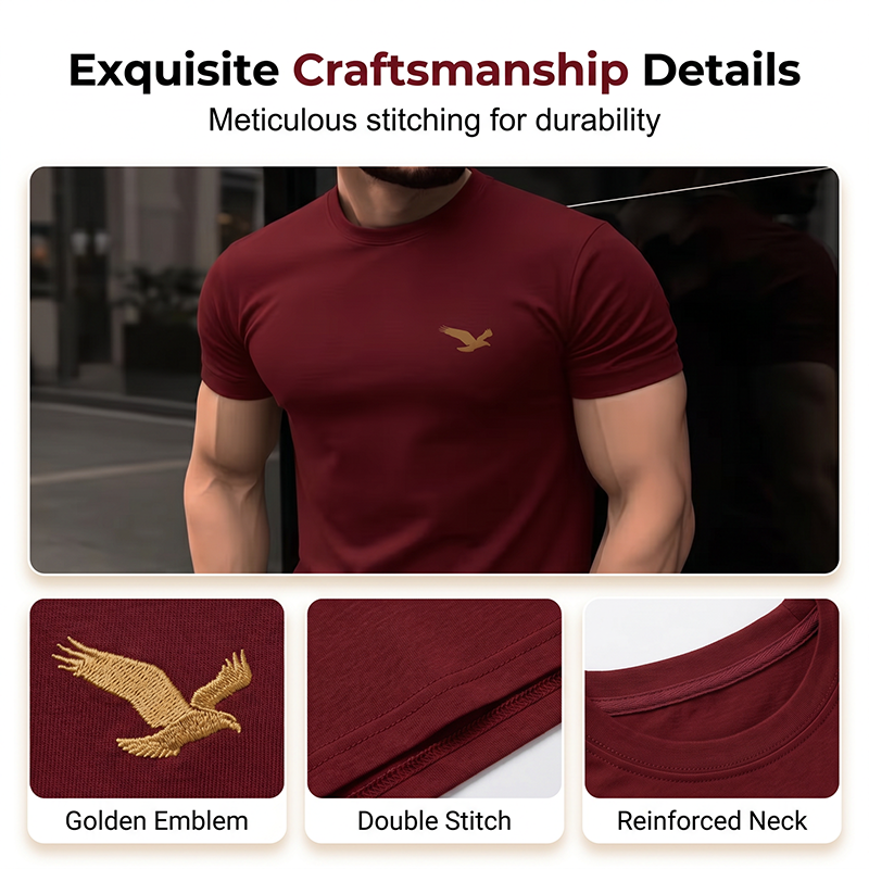 📢📢50% OFF !! ⏰Men's Classic Slim Fit Crew Neck T-Shirt