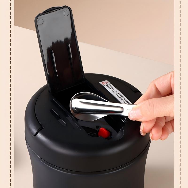 🍱 50% OFF NOW! ⏰ Vacuum Insulated Food Jar with Folding Spoon – Keeps hot/cold for 12h – Leak-proof & portable – perfect for lunch, travel or office 🥄🌿✨