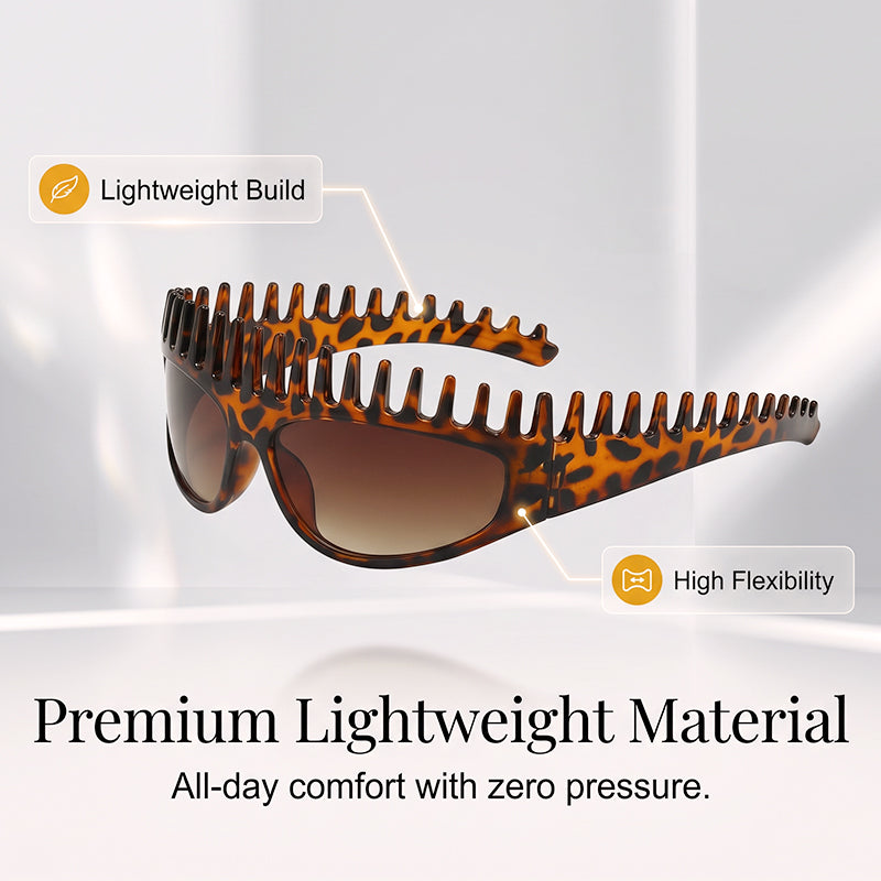 ⏳Limited-time 50% off⏰Creative Comb Frame Square Sunglasses🕶️☀️