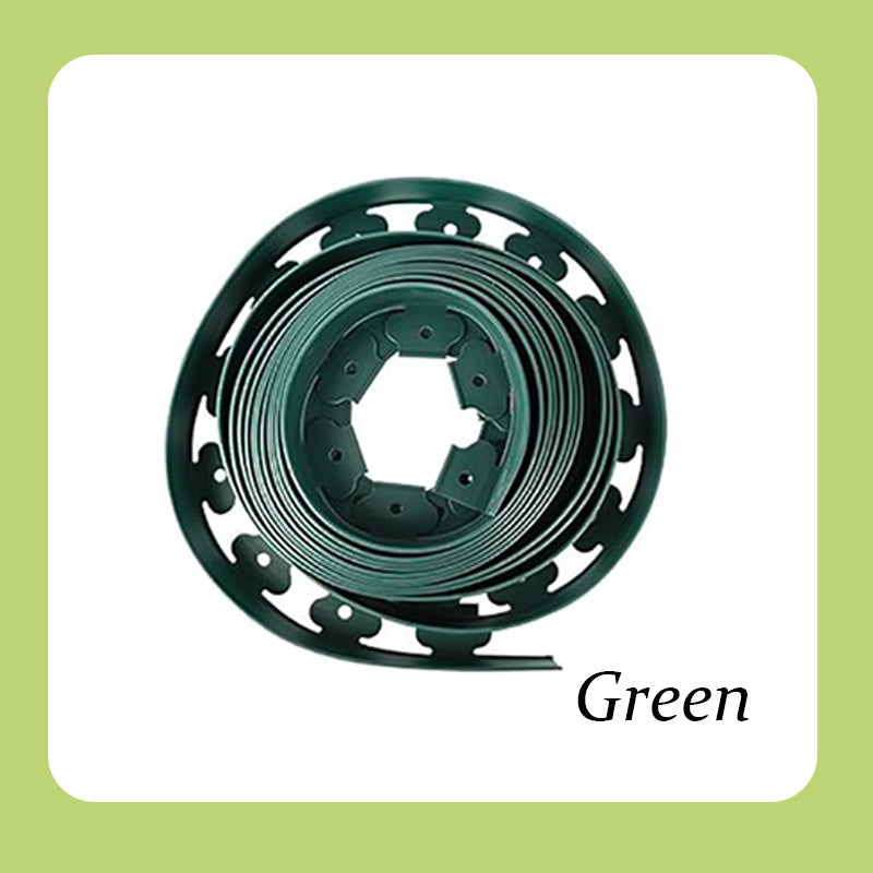 🏡 Garden Edging Roll 10m with 30 Pegs — Durable PE Plastic | Easy Cut-to-Size | Neat Lawn Borders