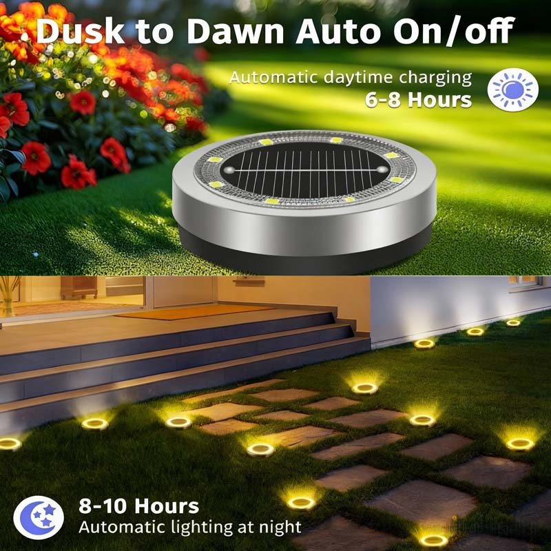 📢📢50% OFF !! ⏰Outdoor Garden Solar Ground Light