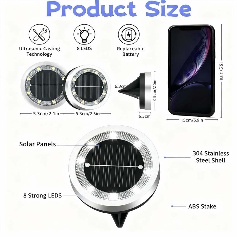 📢📢50% OFF !! ⏰Outdoor Garden Solar Ground Light