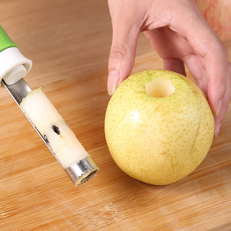 ✋Stainless Steel Fruit Corer & Peeler 2 in 1