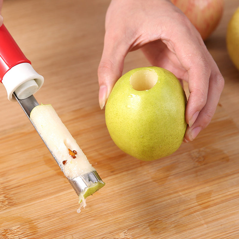 ✋Stainless Steel Fruit Corer & Peeler 2 in 1