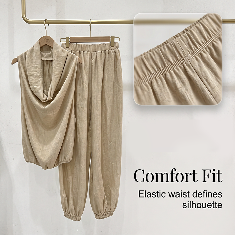 👗 50% OFF NOW! ✨ CHIC DRAPED HALTER NECK JUMPSUIT – Breathable wide-leg, elegant drape & day-to-night versatility – Effortless style for any occasion 🌙