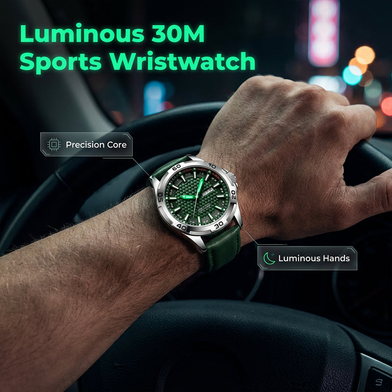 ⌚50% OFF NOW! 💡 Men's Luminous Quartz 30M Sports Wristwatch – Bright glow & durable – Perfect for sports, daily or outdoor – reliable and stylish 🏃‍♂️✨💪