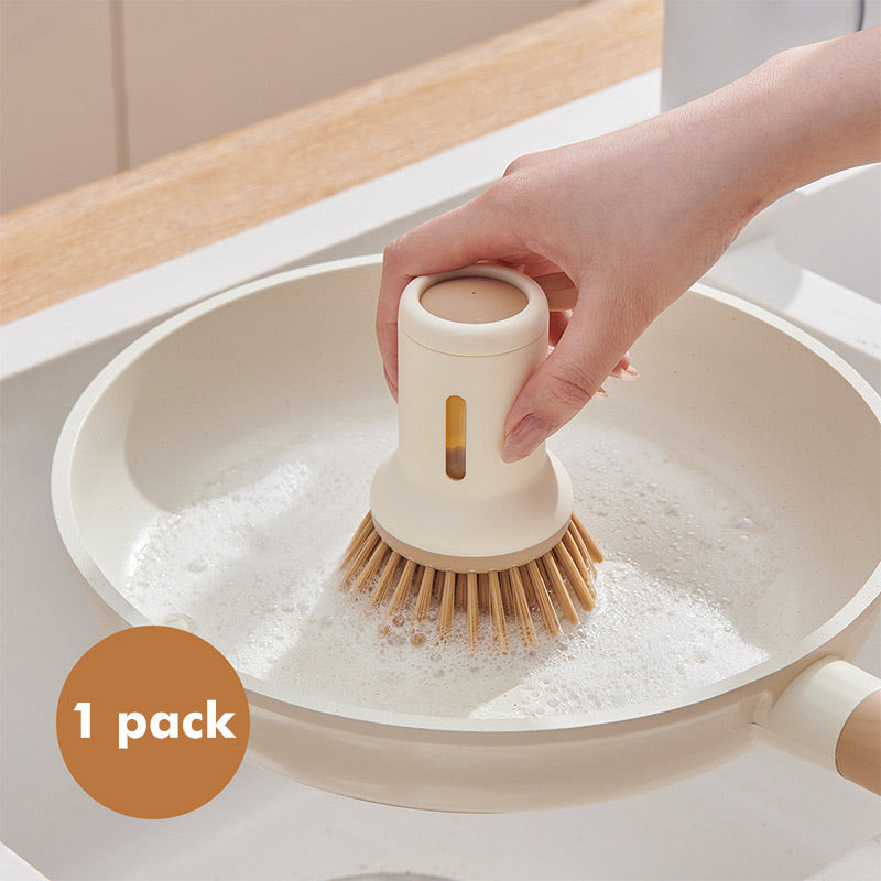 🔥50%‑OFF NOW🍳Rotatable Hanging Pot Brush Set‑Easy‑Clean Kitchen Scrub Brush for Pots Pans & Sinks