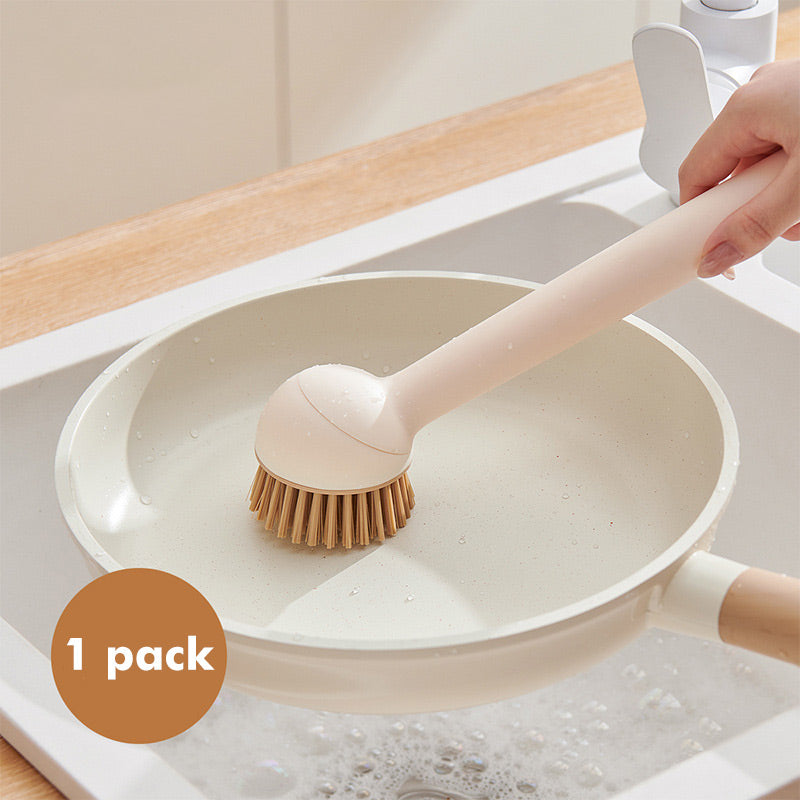 🔥50%‑OFF NOW🍳Rotatable Hanging Pot Brush Set‑Easy‑Clean Kitchen Scrub Brush for Pots Pans & Sinks
