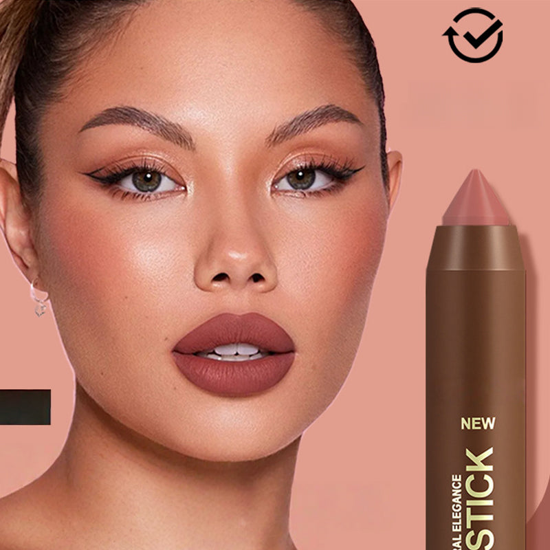 💄 50% OFF! Long-Lasting Matte Lip Crayon for Women | 2-in-1 Liner & Lipstick | Hydrating & Non-Drying | Precision Triangular Tip | 6 Colors ✨
