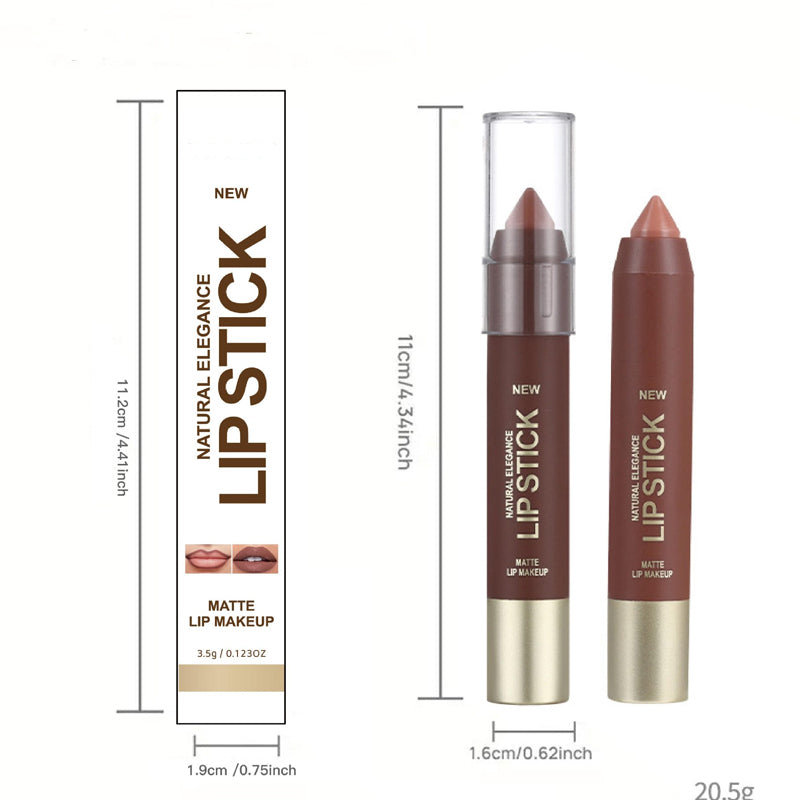 💄 50% OFF! Long-Lasting Matte Lip Crayon for Women | 2-in-1 Liner & Lipstick | Hydrating & Non-Drying | Precision Triangular Tip | 6 Colors ✨
