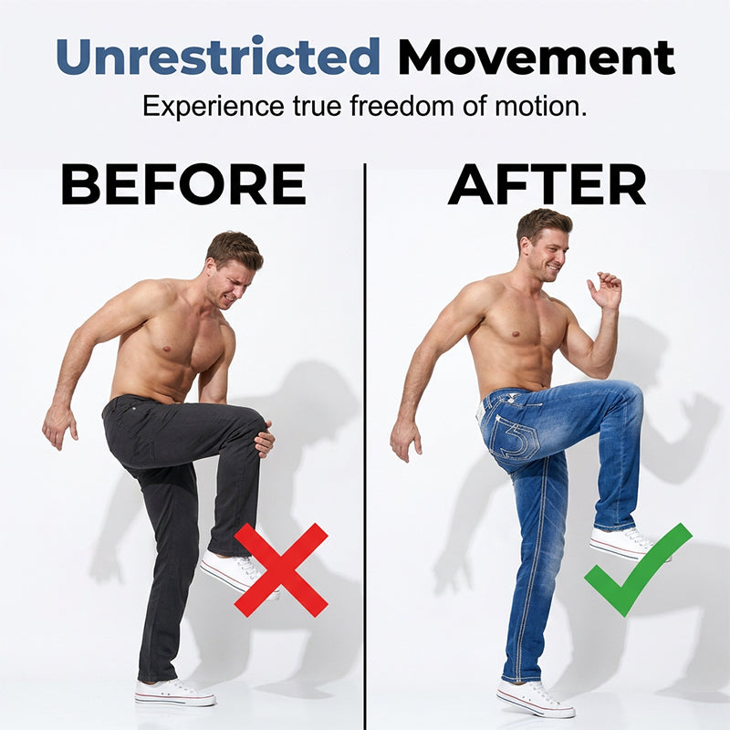 👖🔥 LIMITED TIME OFF! Men’s High Stretch Double Stitched Jeans – Flexible Comfort, Reinforced Seams and Classic Five Pocket Style