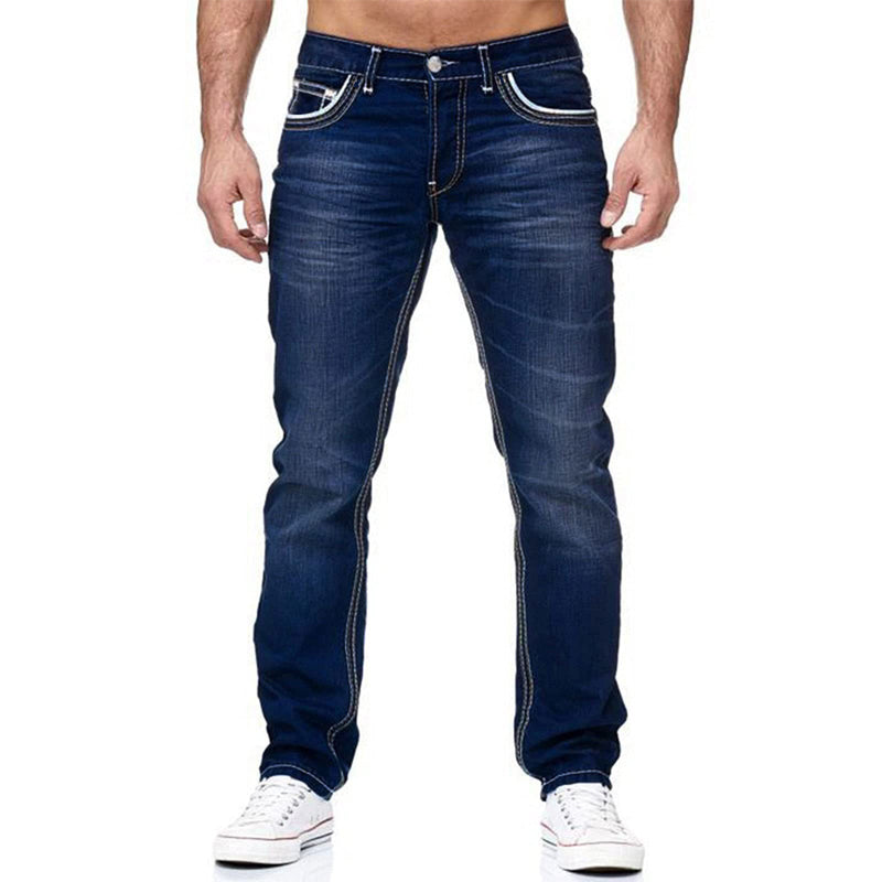 👖🔥 LIMITED TIME OFF! Men’s High Stretch Double Stitched Jeans – Flexible Comfort, Reinforced Seams and Classic Five Pocket Style