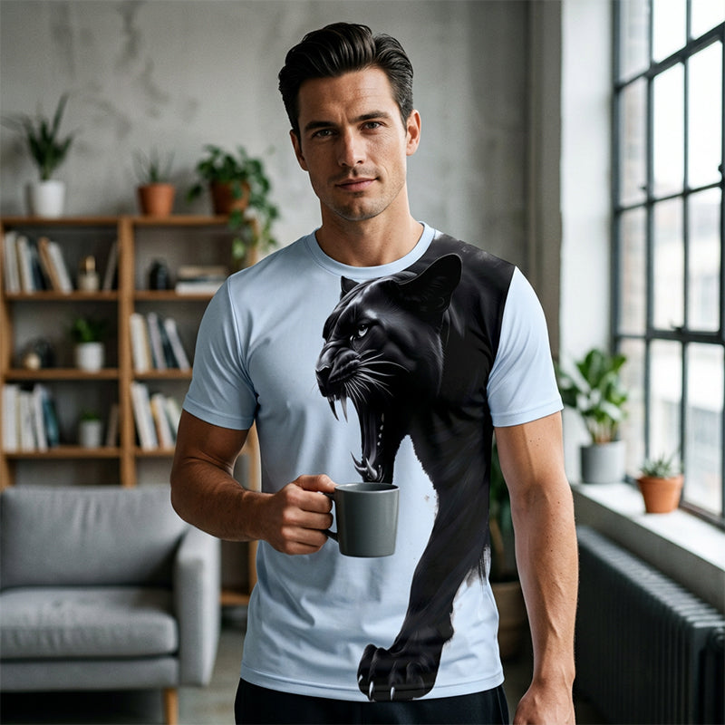 🎉 LIMITED TIME 50% OFF! 👕 Men's Breathable Graphic Printed T-Shirt – Ergonomic Athletic Fit & Fade-Resistant Digital Print 💪