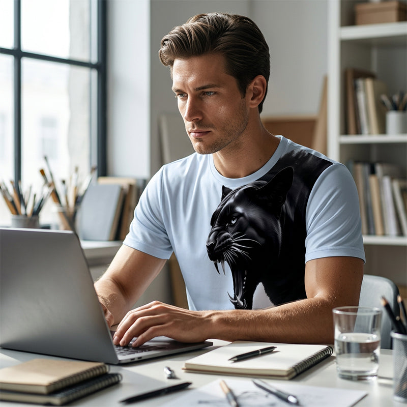 🎉 LIMITED TIME 50% OFF! 👕 Men's Breathable Graphic Printed T-Shirt – Ergonomic Athletic Fit & Fade-Resistant Digital Print 💪