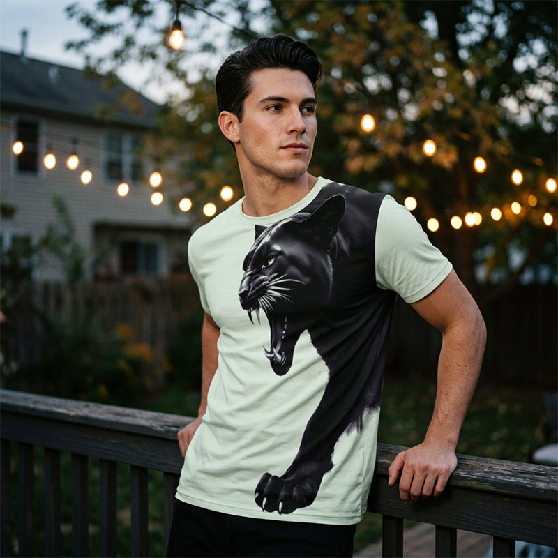 🎉 LIMITED TIME 50% OFF! 👕 Men's Breathable Graphic Printed T-Shirt – Ergonomic Athletic Fit & Fade-Resistant Digital Print 💪