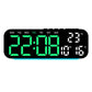 ⌚️LED Display Digital Alarm Clock with Date Temp Weekday