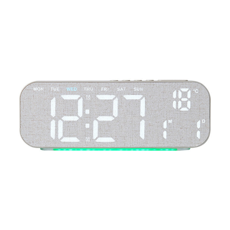 ⌚️LED Display Digital Alarm Clock with Date Temp Weekday