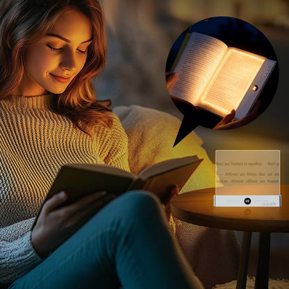 📖 LED Panel Reading Light with 3 Colours & Timer — Flat Book Light for Bedside Reading | Stepless Dimming | Eye-Caring Design