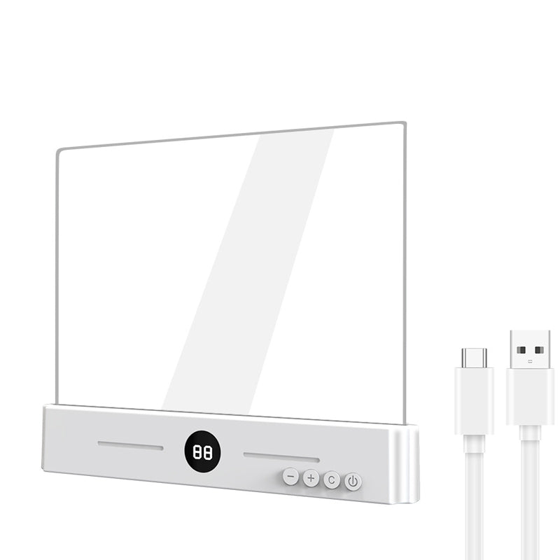 📖 LED Panel Reading Light with 3 Colours & Timer — Flat Book Light for Bedside Reading | Stepless Dimming | Eye-Caring Design